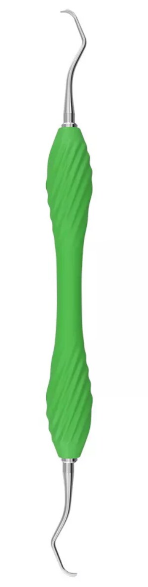 PLULINE Curette Gracey Fig. 7-8 Grön