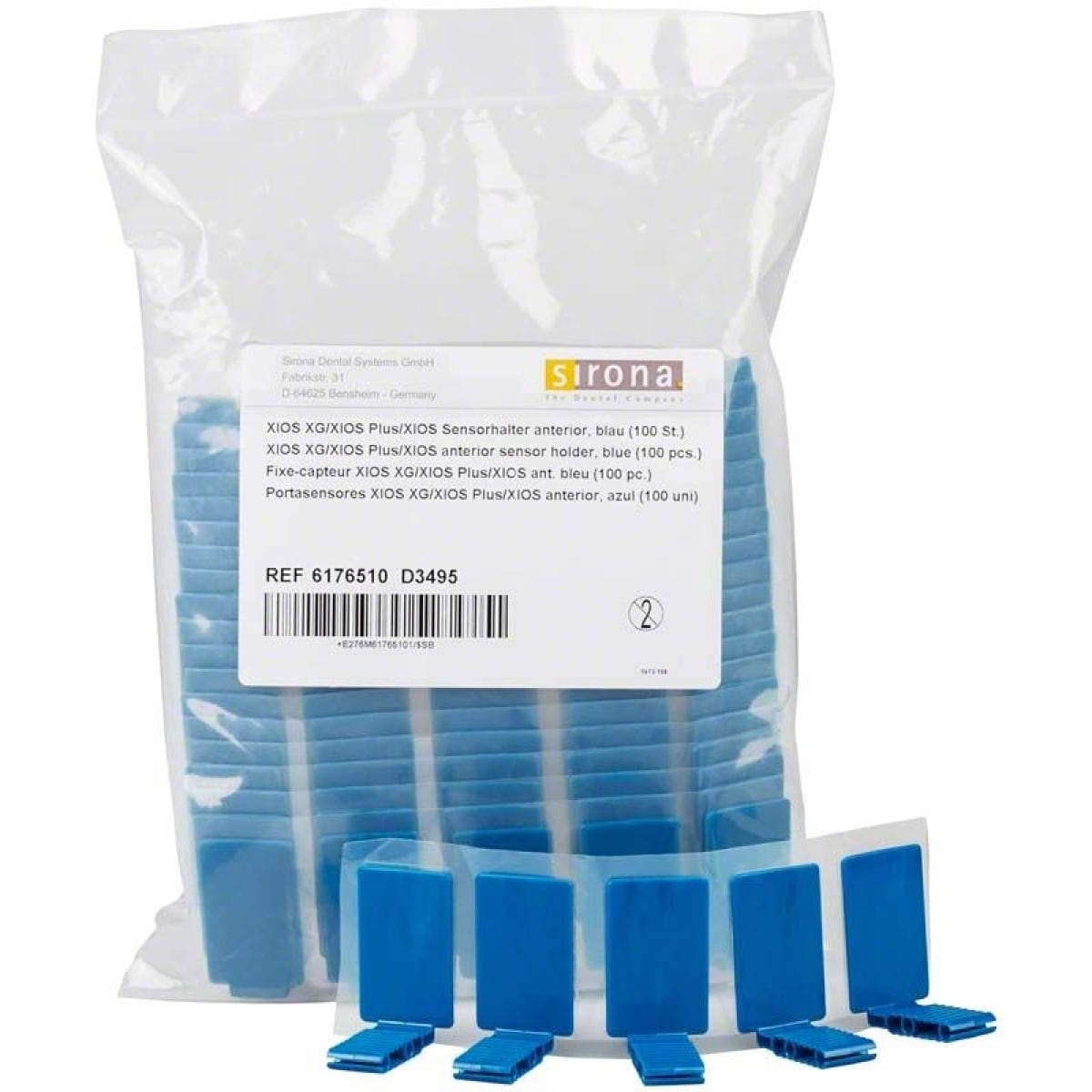 Sensorhållare XIOS blå 100st