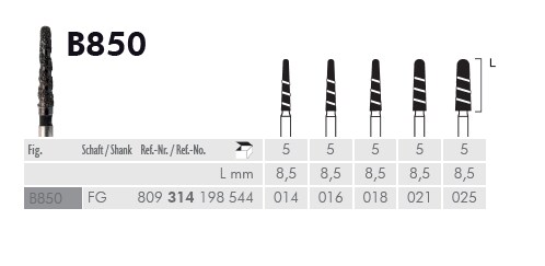 FG Diamantborr Cobra B850 018 kronslitsare 5st