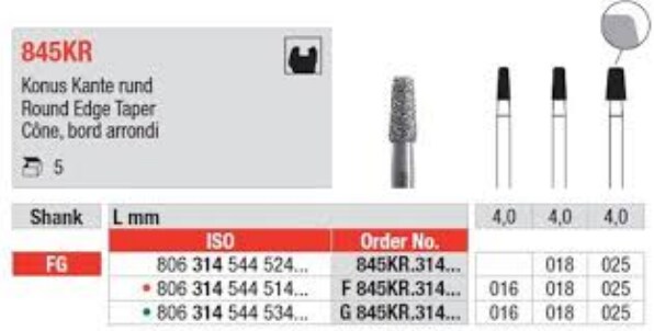 FG Diamantborr G 845KR.018 5st