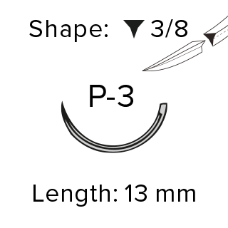 Sutur Ethicon Monocryl 5-0 ofärgad P-3 36st