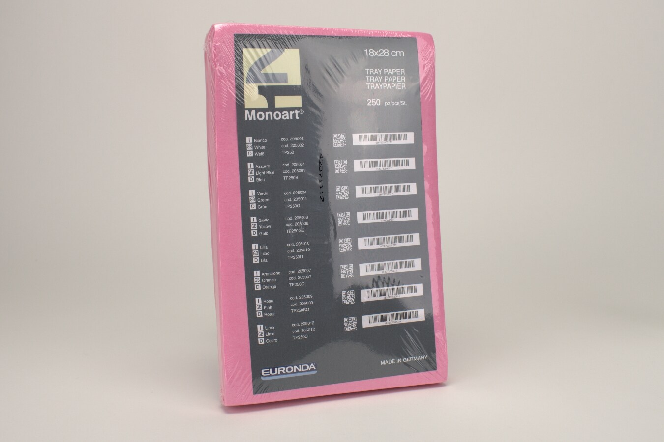 Monoart Brickpapper Rosa 18x28cm 250st