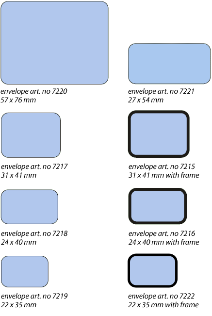 Wapro Hygienskydd 2,2x3,5cm 250st