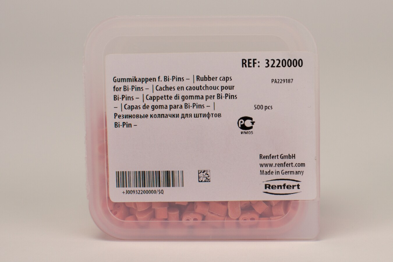 Renfert Bi-Pin Gummihylsa 500st