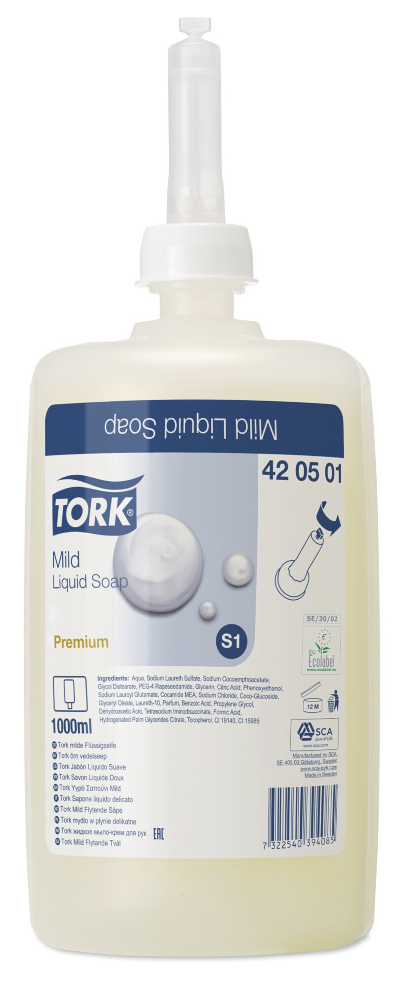 Tork Mild Flytande Tvål 6x1000ml