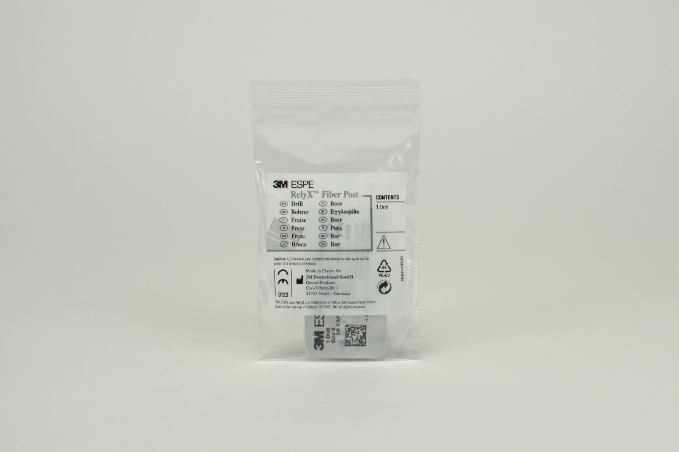 RelyX Fiber Post borr nr 0 vit