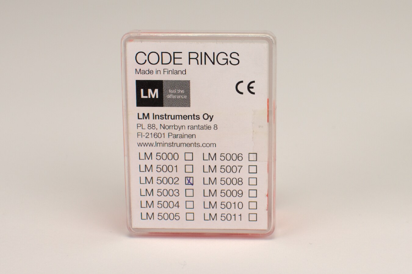 LM ID Märkning Ringar Orange 50st