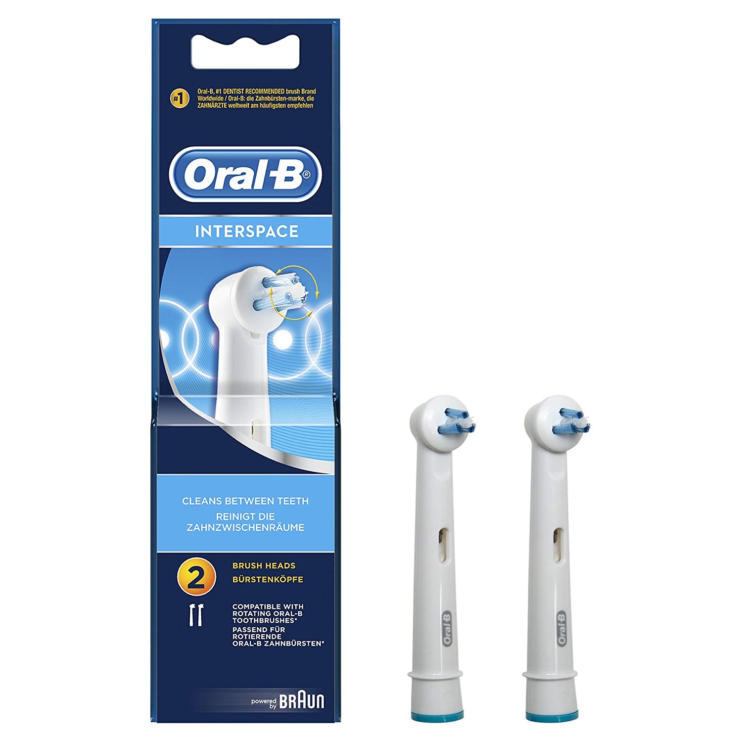 Oral-B Tandborsthuvud Interspace 2-pack