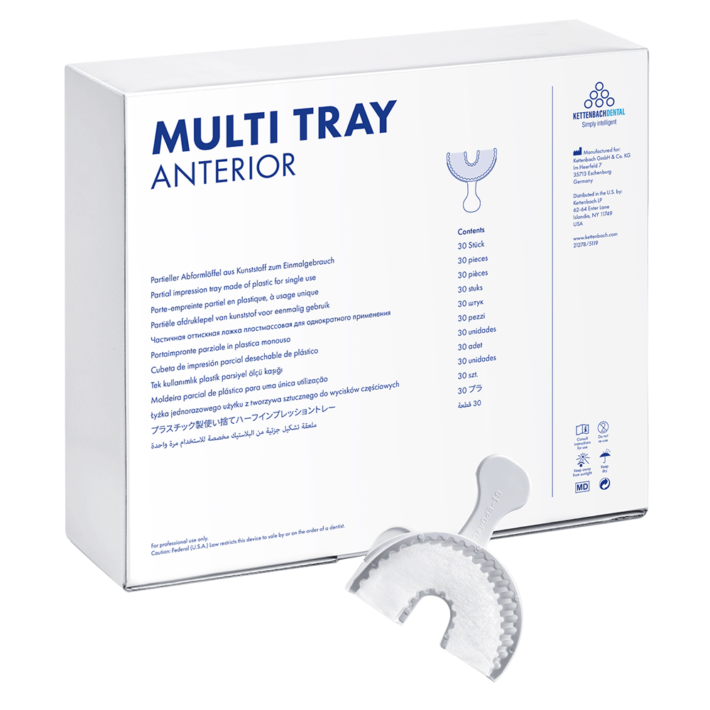 Multi Tray avtryckssked Anterior 30st