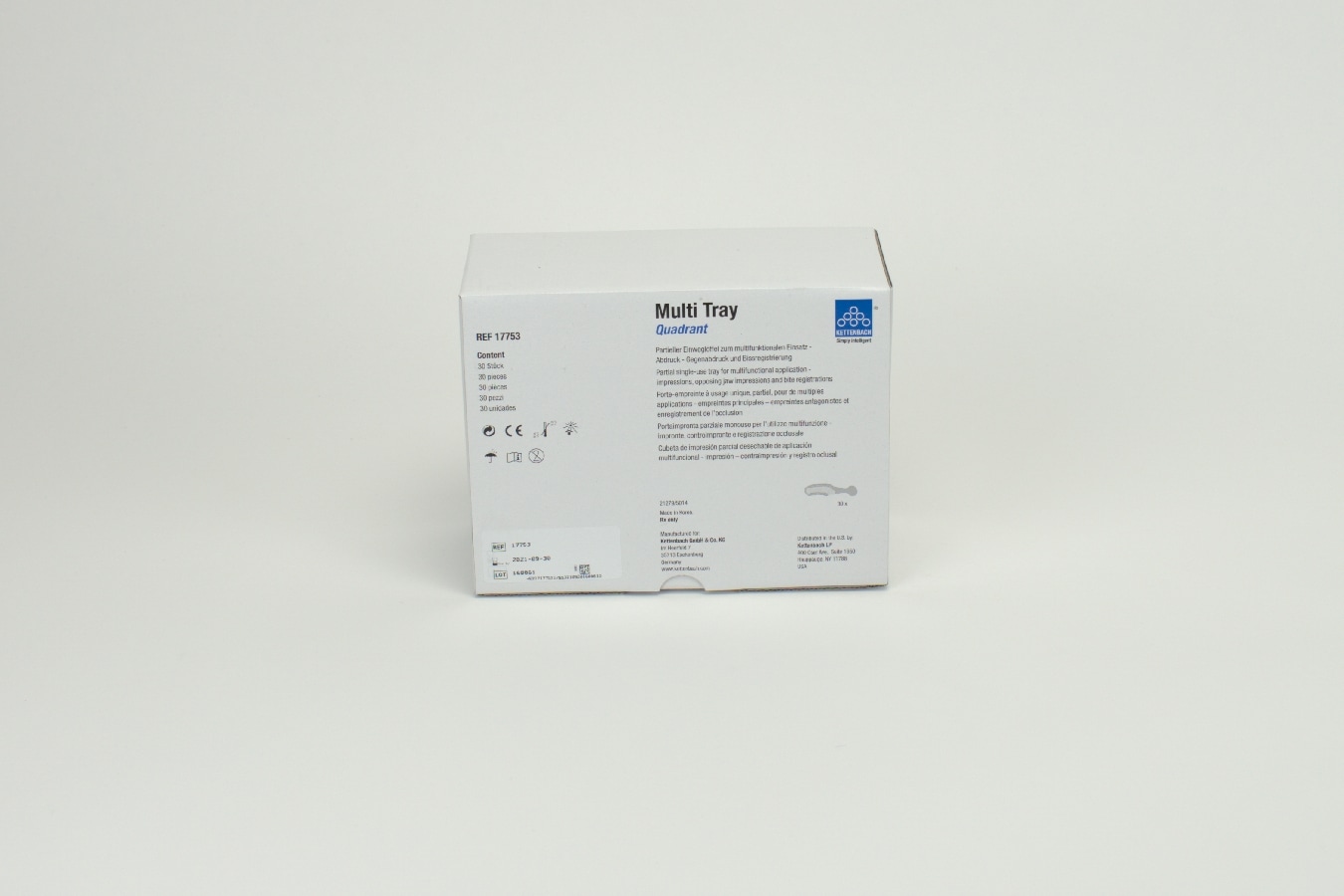 Multi Tray avtryckssked Quadrant 30st