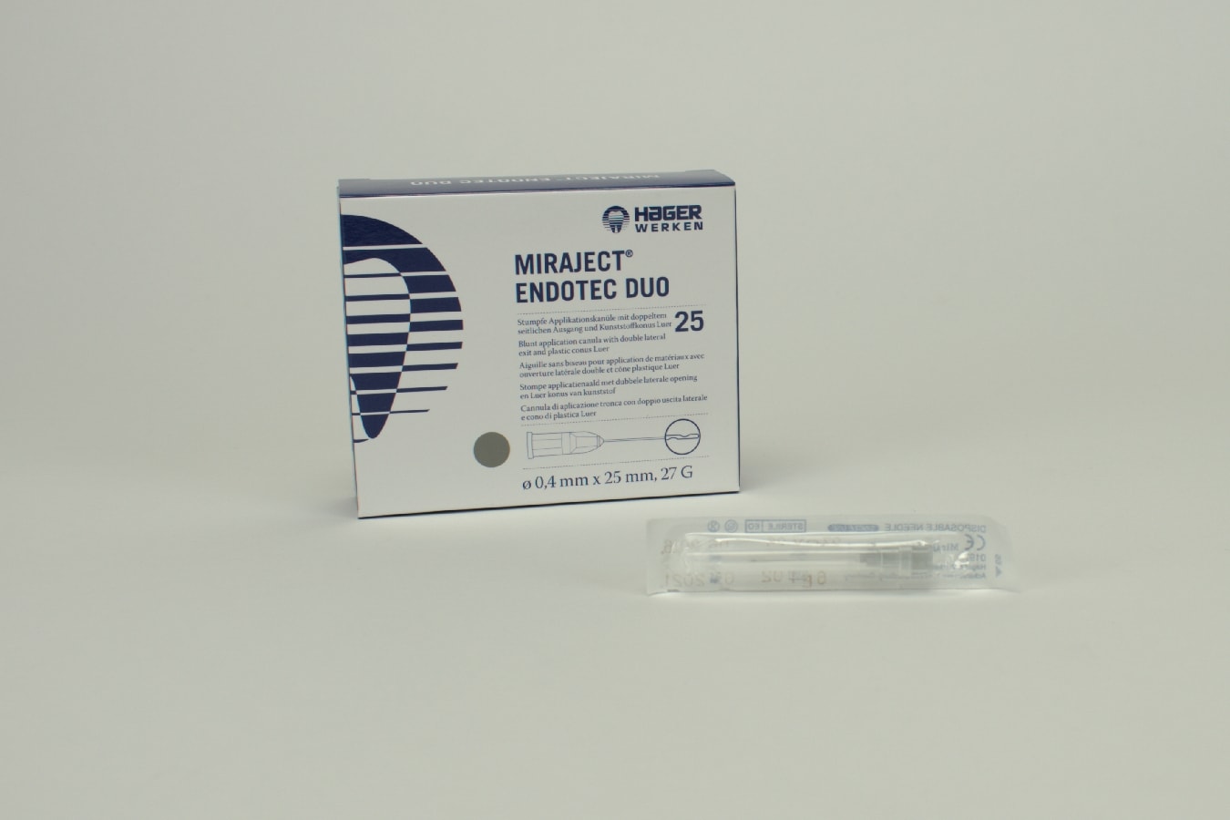 Spolkanyl Miraject Endotec Duo 0,4x25mm 27G 25st