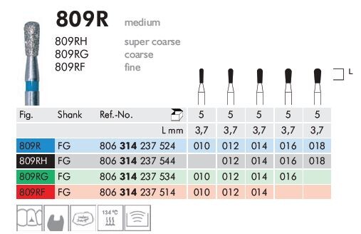 FG Diamantborr 809RH 314 016 5st