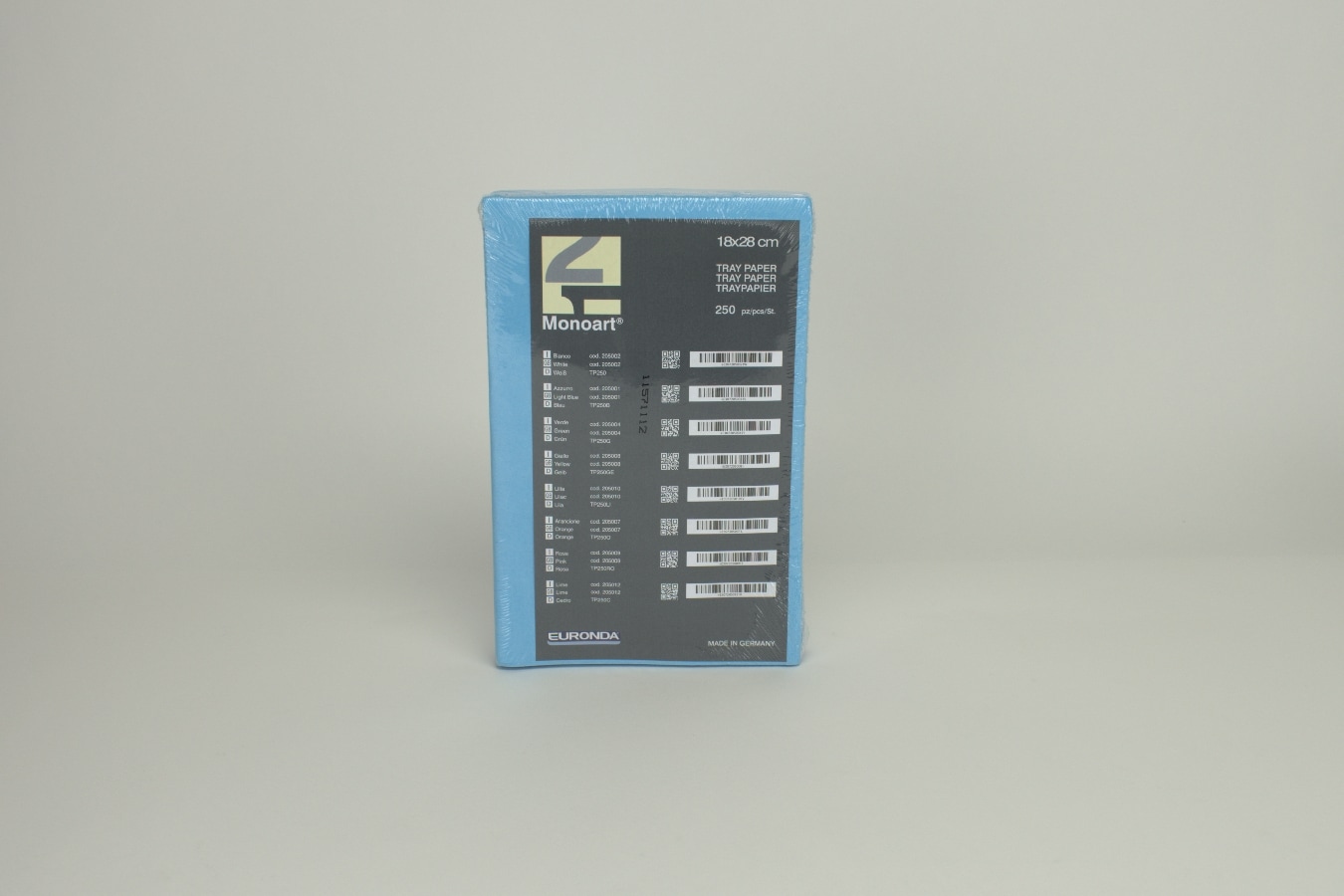 Monoart Brickpapper Blå 18x28cm 250st