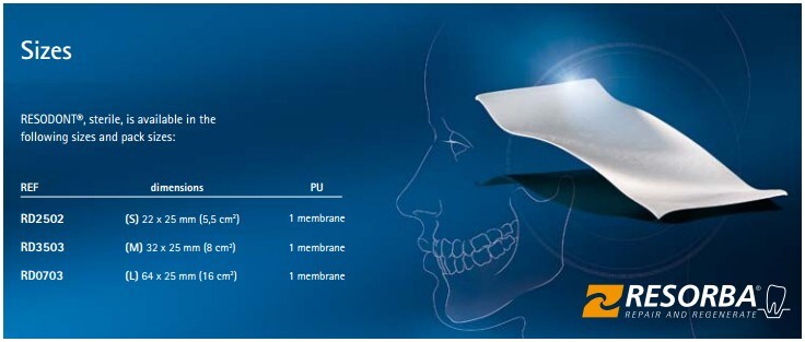Resodont Membran 3,2x2,5cm st