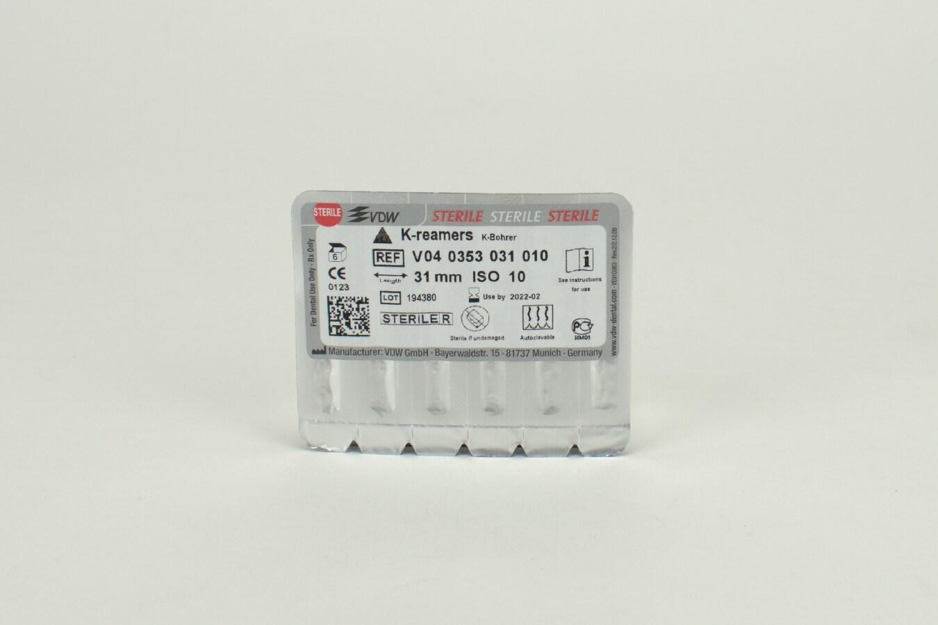K-Reamer 31mm 10 steril 6st