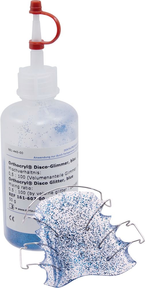 Orthocryl Disco-Glimmer Blå 50g