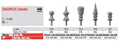 Diacrylic fräsare Hst DG420.065