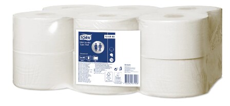 Tork Advanced T2 Toalettpapper 2-lagers vit 12rullar