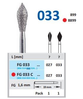 Fg Diamantborr 033 033 st