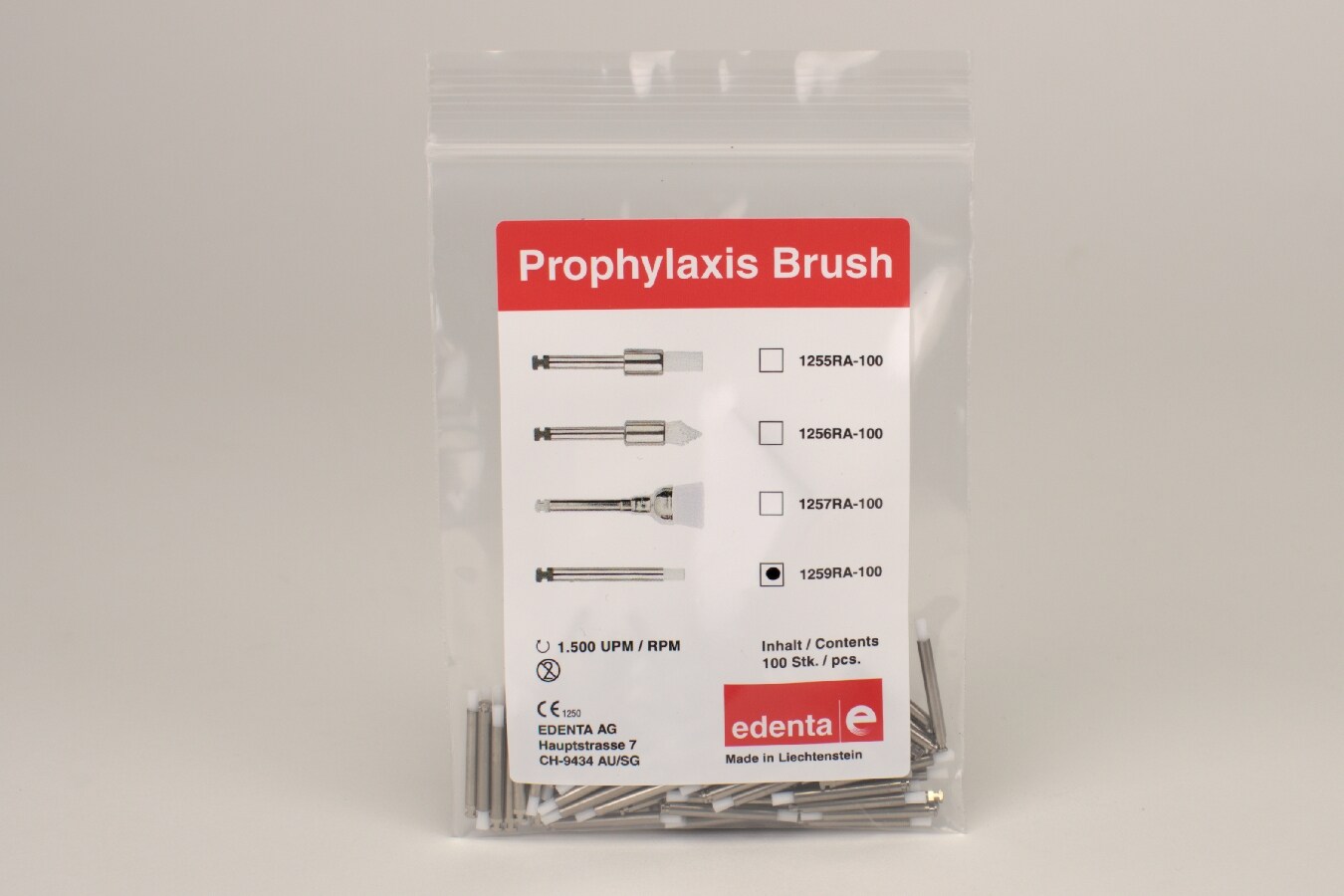 Prophy Borste Vst 1259 vit 100st