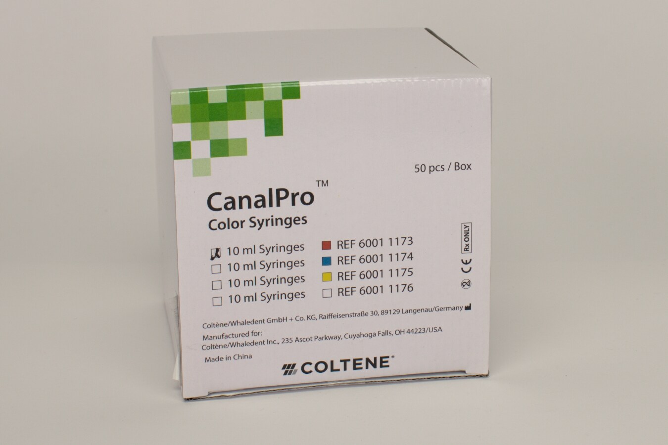 CanalPro Spolspruta 10ml röd 50st