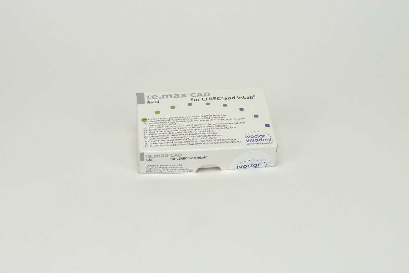 IPS e.max CAD Cerec/inLab LT A3 I12 5st