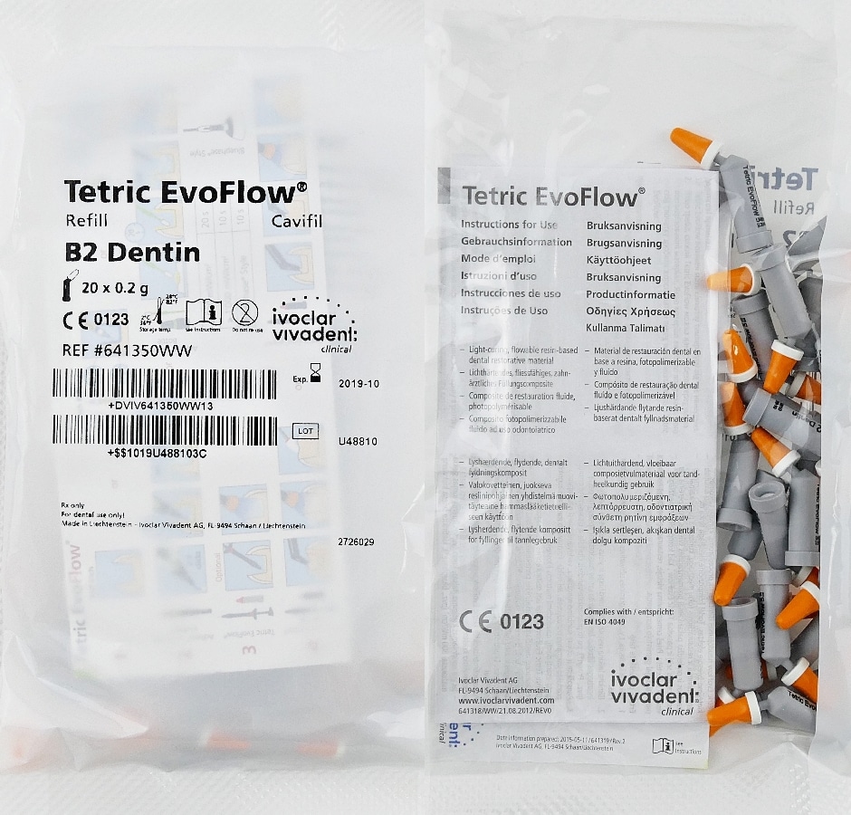 Tetric EvoFlow Dentin Cavifil B2 20x0,2g