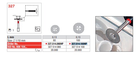 Diamantdisk Hst 327.514.100