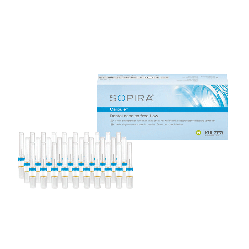 Sopira Injektionskanyl 27G 0,4x38mm Free flow 100st
