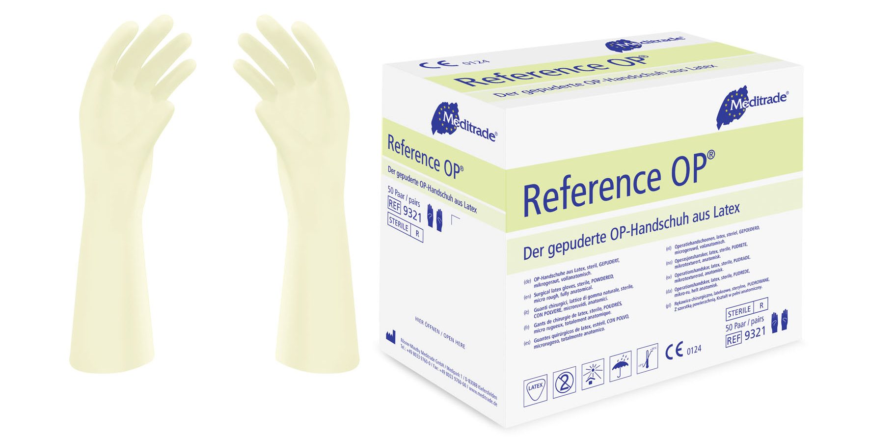 OP Handske Reference steril 7,0 50par