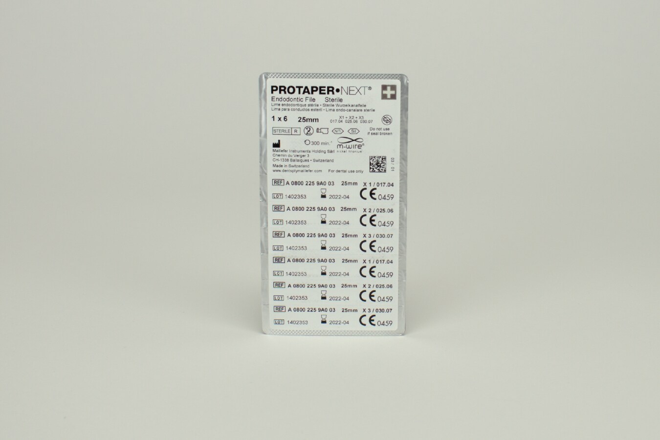 ProTaper Next 25mm X1-X3 Sorterad 6st