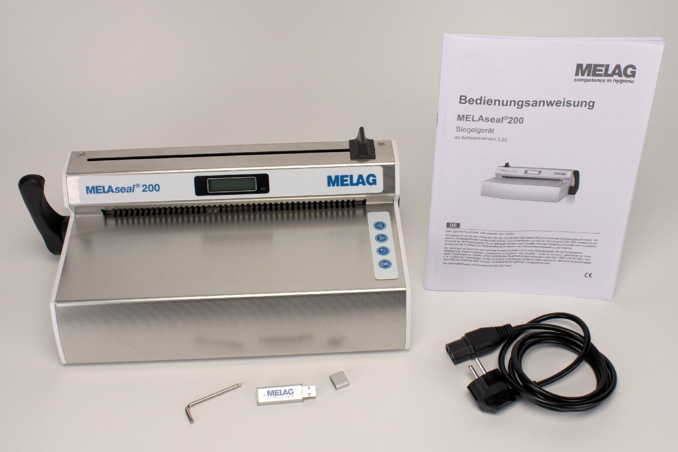 Melaseal 200 med Display & 2 USB portar