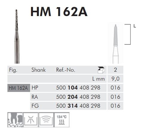 FG Kirurgiborr HM 162A 314 016  2st