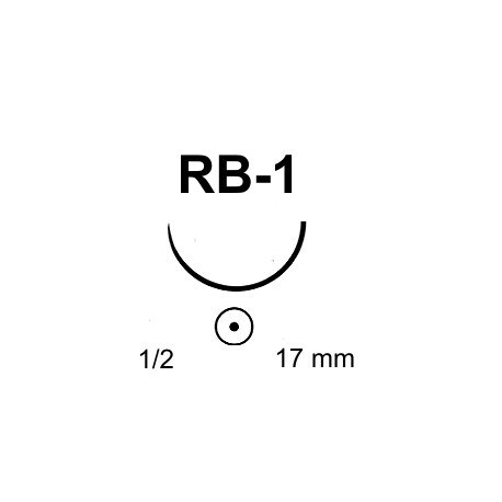 Sutur Ethicon Vicryl Rapide Plus 4-0 ofärgad RB-1 12st