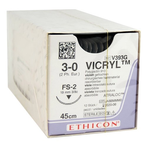 Sutur Ethicon Vicryl 3-0 violett FS-2 12st