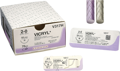 Sutur Ethicon Vicryl 4-0 ofärgad V-4 12st