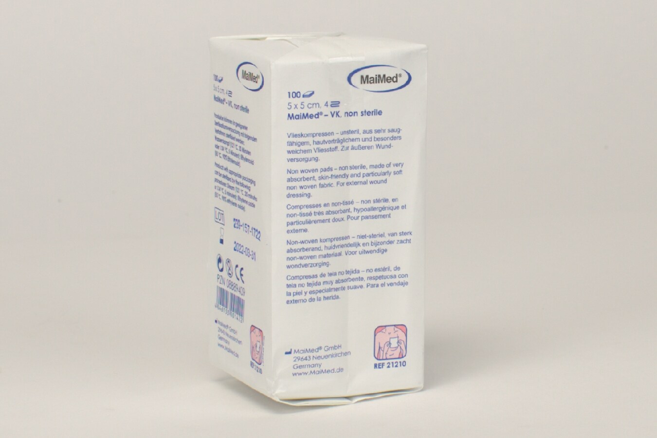 Tork 5x5cm 4-lagers osteril 100st