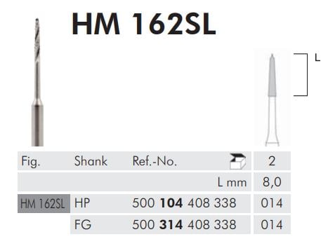 FG Kirurgiborr HM 162SL 314 014  2st