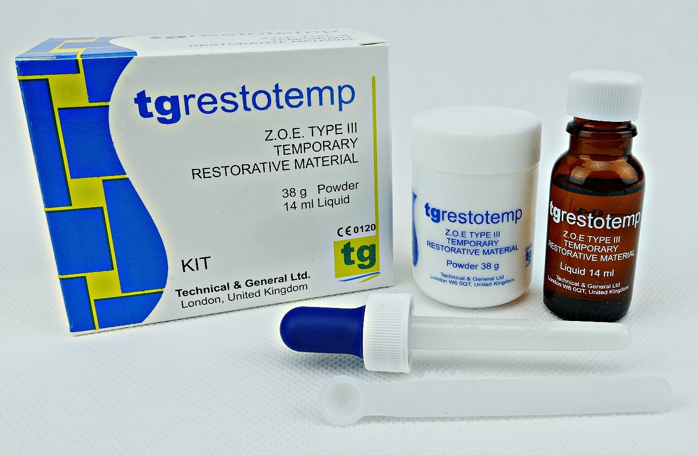 tg RestoTemp ZOE Type III 38g/15ml