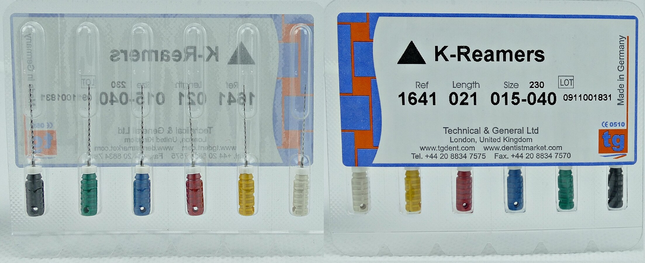 tg K-Reamers 21mm 15-40 6st