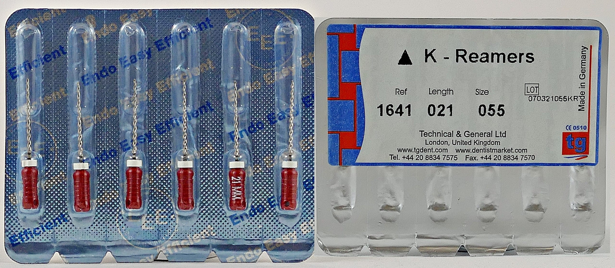 tg K-Reamers 25mm 060 6st