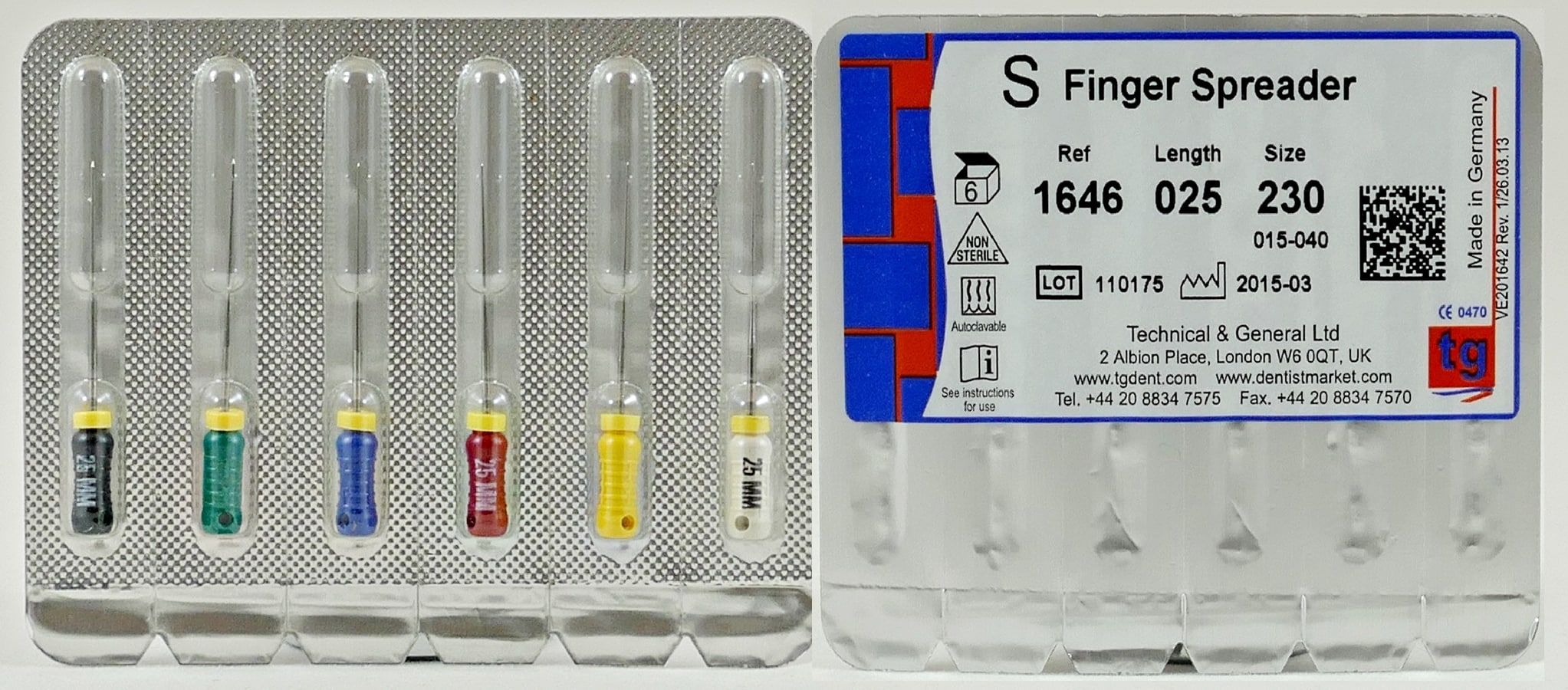 tg Finger Spreader 25mm ISO 15-40 6st
