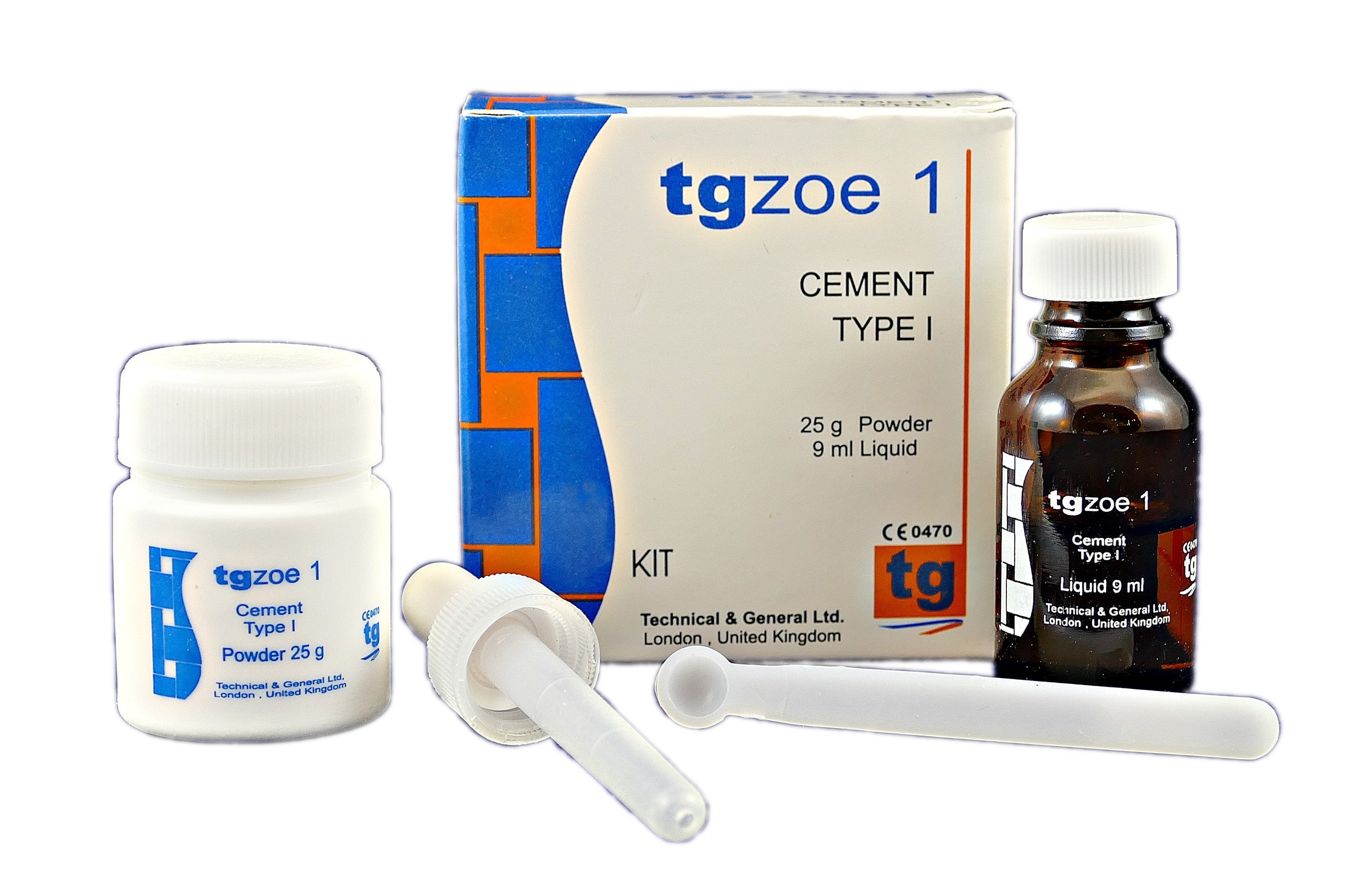 tgZOE 1 Zinkoxid/Eugenol cement 25g+9ml