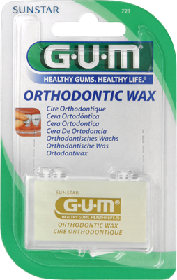 GUM Orthodontic Vax transparant Blister