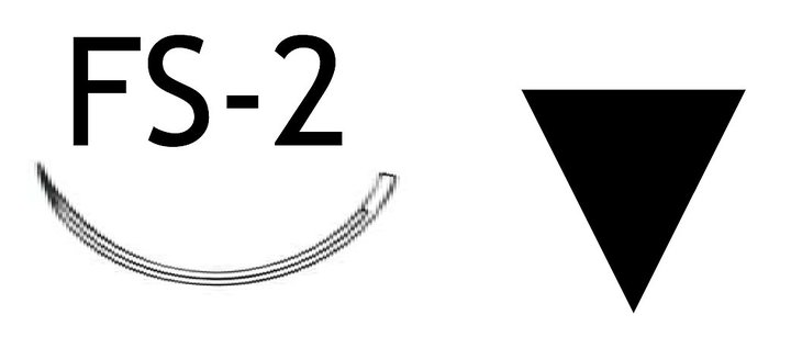 Sutur Ethicon Vicryl 3-0 ofärgad FS-2 36st