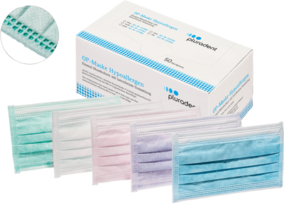 Pluramask ONE Munskydd 3-lagers Lila 50st