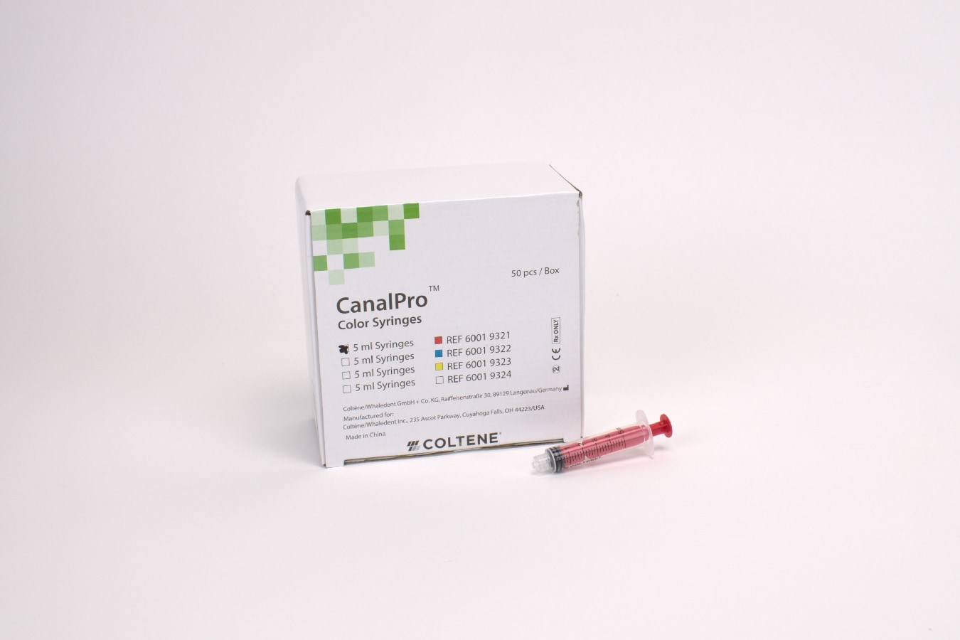 CanalPro Spolspruta 5ml röd 50st