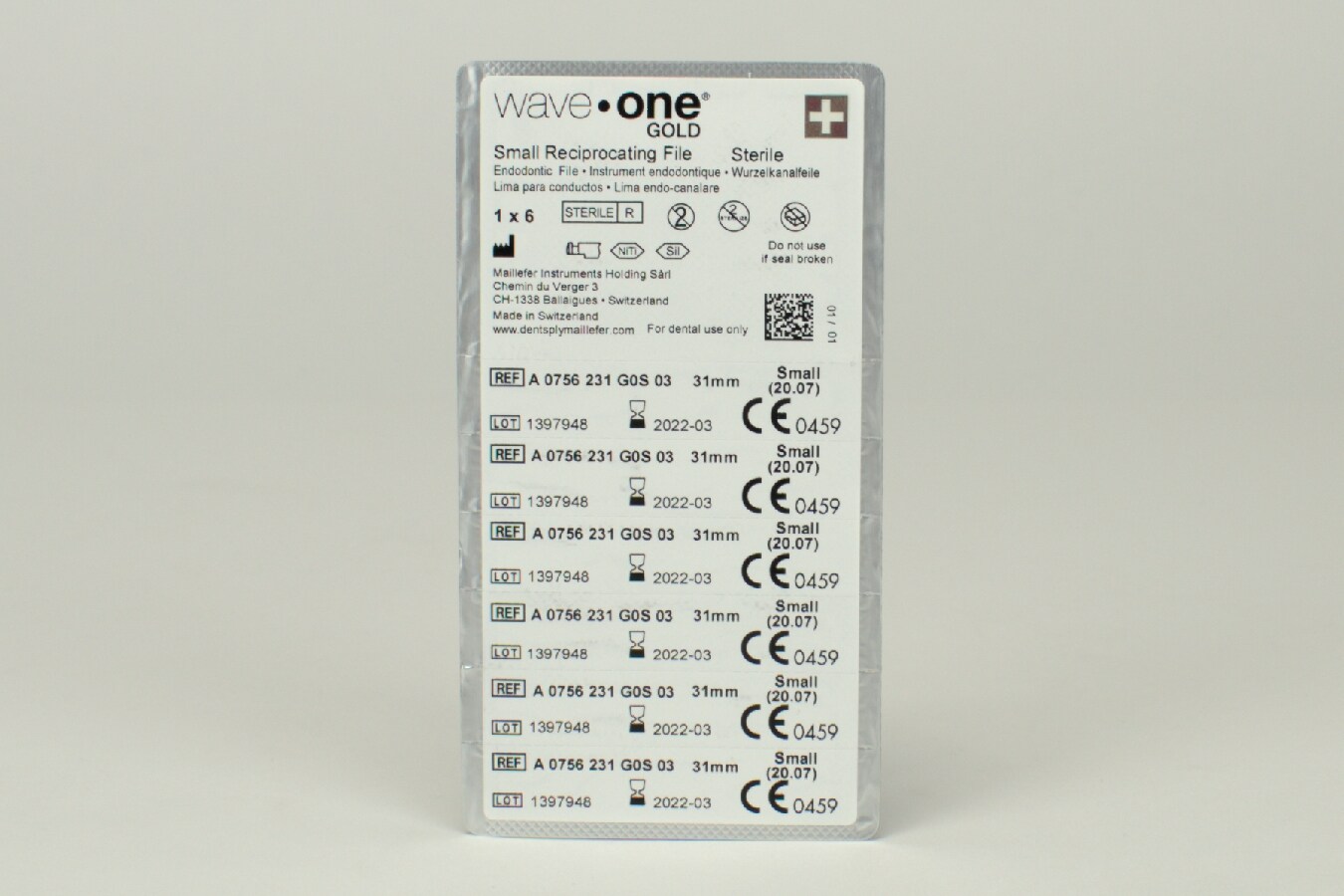 WaveOne Gold 31mm 07.20 Small 6st