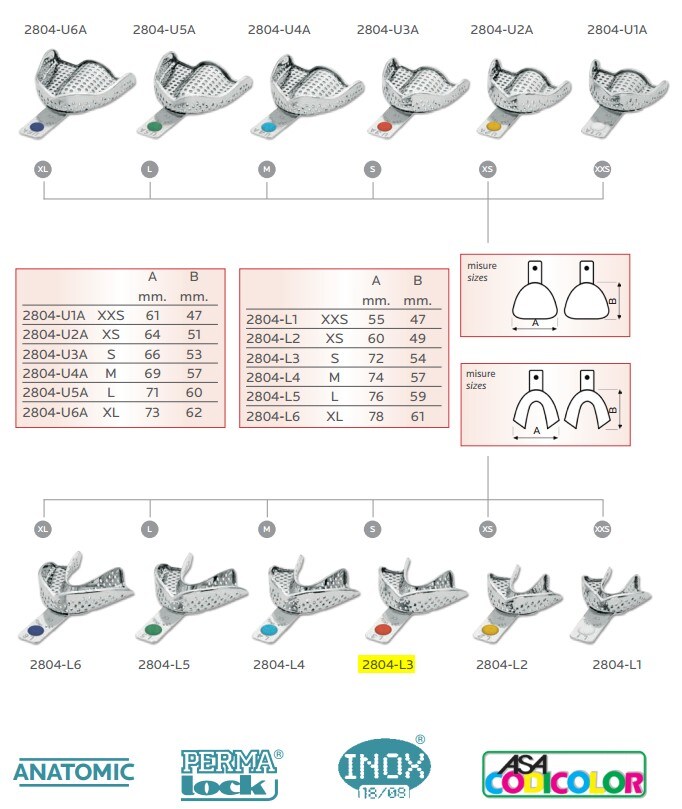 Avtryckssked 2804 perforerad UK S röd  L3