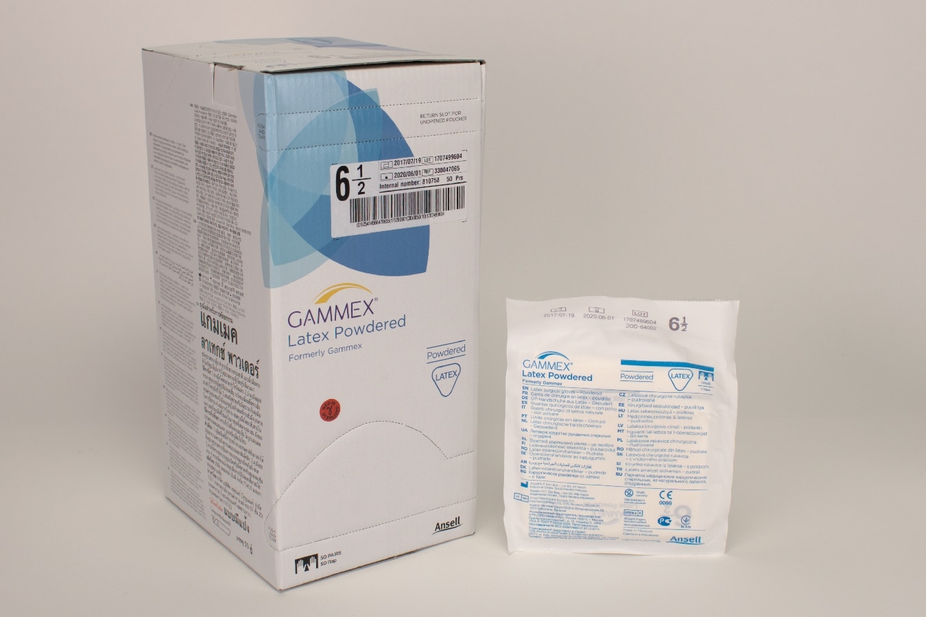 OP Handske Gammex Latex 6,5 50par